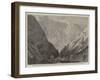 The Abyssinian Expedition, Tubboo, the Fourth Halting Place in the Tekonda Pass-null-Framed Giclee Print