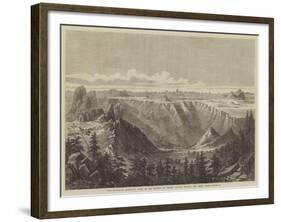 The Abyssinian Expedition, View of the Plateau at Senafe, Looking Towards the Adowa Peaks-null-Framed Giclee Print