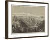 The Abyssinian Expedition, View of the Plateau at Senafe, Looking Towards the Adowa Peaks-null-Framed Giclee Print