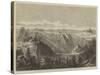 The Abyssinian Expedition, View of the Plateau at Senafe, Looking Towards the Adowa Peaks-null-Stretched Canvas