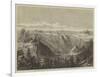 The Abyssinian Expedition, View of the Plateau at Senafe, Looking Towards the Adowa Peaks-null-Framed Giclee Print