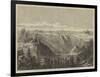 The Abyssinian Expedition, View of the Plateau at Senafe, Looking Towards the Adowa Peaks-null-Framed Giclee Print