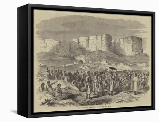 The Abyssinian Expedition, Weekly Fair at Antalo-null-Framed Stretched Canvas