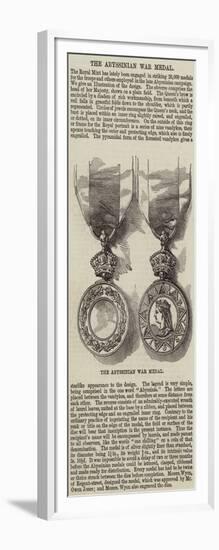 The Abyssinian War Medal-null-Framed Giclee Print