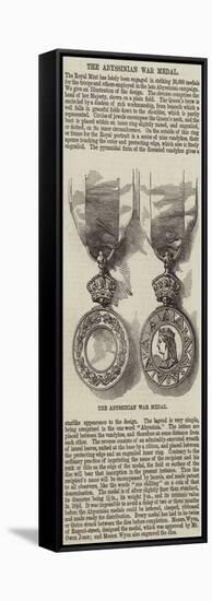 The Abyssinian War Medal-null-Framed Stretched Canvas