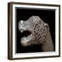 The Academician's' animal head-post from the Oseburg Viking ship burial, 9th century-Unknown-Framed Giclee Print