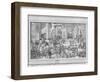 The Academy of Sciences and Fine Arts (Pen and Ink and Wash on Paper)-Sebastien I Le Clerc-Framed Premium Giclee Print