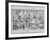 The Academy of Sciences and Fine Arts (Pen and Ink and Wash on Paper)-Sebastien I Le Clerc-Framed Giclee Print