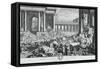 The Academy of Sciences and Fine Arts-Jacques Sébastien Le Clerc-Framed Stretched Canvas