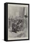 The Accession of the King of Spain, Celebrations at Madrid-G.S. Amato-Framed Stretched Canvas