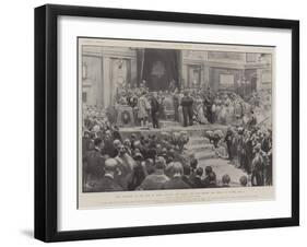 The Accession of the King of Spain-G.S. Amato-Framed Giclee Print