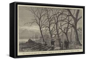 The Accident on Board the Thunderer, Graves of the Victims, in the English Cemetery at Ismid-null-Framed Stretched Canvas