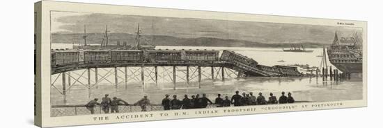 The Accident to H M Indian Troopship Crocodile at Portsmouth-null-Stretched Canvas