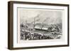 The Accident to the Flying Scotchman, Near Sheffield: Raising the Pullman Car, 1876, Uk-null-Framed Giclee Print