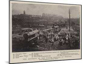 The Accident to the Scotch Express at Preston-null-Mounted Giclee Print