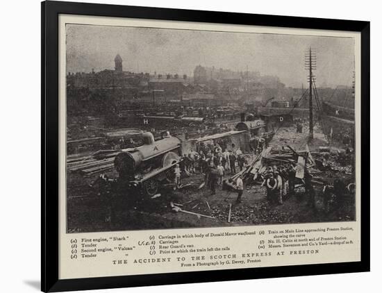 The Accident to the Scotch Express at Preston-null-Framed Giclee Print