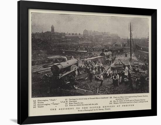The Accident to the Scotch Express at Preston-null-Framed Giclee Print