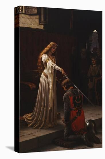 The Accolade, 1901-Edmund Blair Leighton-Stretched Canvas