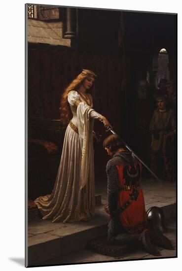 The Accolade, 1901-Edmund Blair Leighton-Mounted Giclee Print