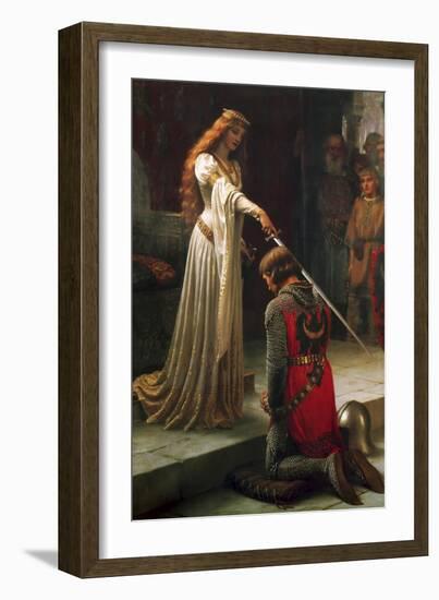 The Accolade, 1901-Edmund Blair Leighton-Framed Giclee Print