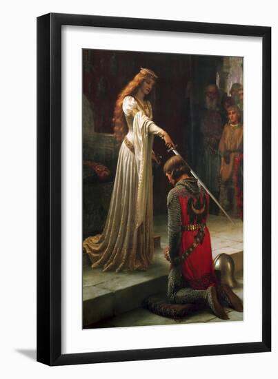 The Accolade, 1901-Edmund Blair Leighton-Framed Giclee Print