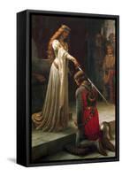 The Accolade, 1901-Edmund Blair Leighton-Framed Stretched Canvas
