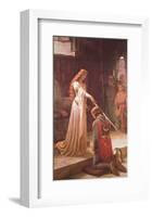 The Accolade-Edmund Blair Leighton-Framed Art Print