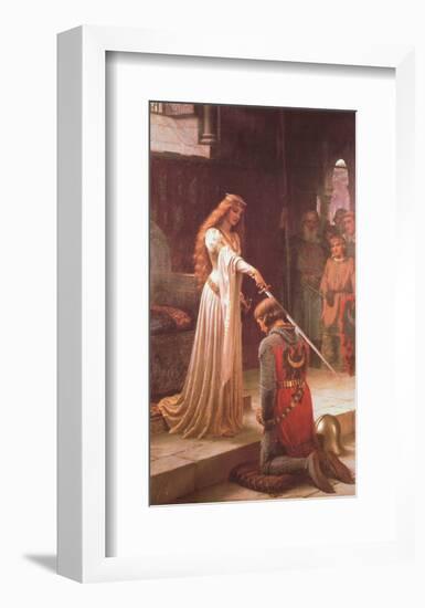 The Accolade-Edmund Blair Leighton-Framed Art Print