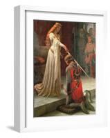 The Accolade-Edmund Blair Leighton-Framed Art Print