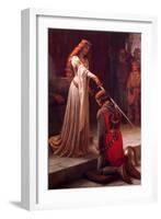 The Accolade-Edmund Blair Leighton-Framed Art Print