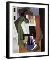 The Accordion Player-Gino Severini-Framed Art Print