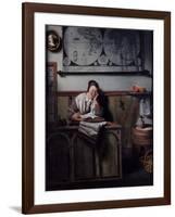 The Account Keeper, 1656-Nicolaes Maes-Framed Giclee Print