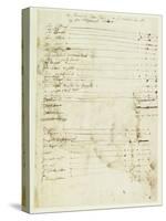 The Account of Inigo Jones for Work Done at the Lord Treasurer's, 1608-Inigo Jones-Stretched Canvas