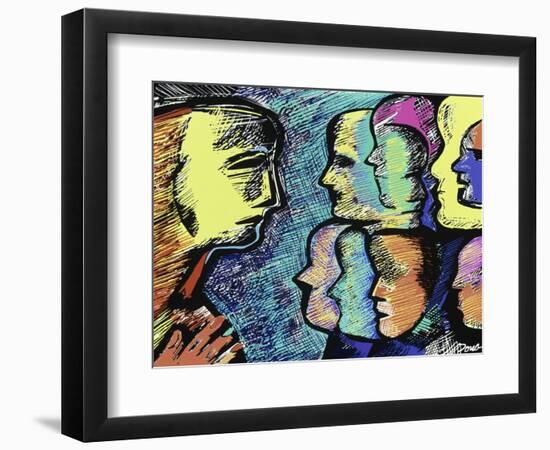 The Accused-Diana Ong-Framed Giclee Print