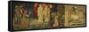 The Achievement of the Holy Grail by Sir Galahad, Sir Bors and Sir Percival-Edward Burne-Jones-Framed Stretched Canvas