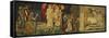 The Achievement of the Holy Grail by Sir Galahad, Sir Bors and Sir Percival-Edward Burne-Jones-Framed Stretched Canvas