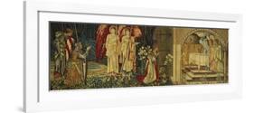 The Achievement of the Holy Grail by Sir Galahad, Sir Bors and Sir Percival-Edward Burne-Jones-Framed Giclee Print