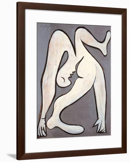 The Acrobat, c.1930-Pablo Picasso-Framed Serigraph