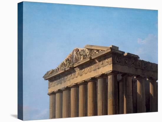 The Acropolis, Athen, 1804 (Oil on Canvas)-Lancelot Theodore Turpin de Crisse-Stretched Canvas