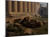 The Acropolis, Athen, 1804 (Oil on Canvas)-Lancelot Theodore Turpin de Crisse-Mounted Giclee Print