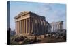 The Acropolis, Athen, 1804 (Oil on Canvas)-Lancelot Theodore Turpin de Crisse-Stretched Canvas