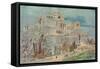 'The Acropolis, Athens, after the Roman Restoration', c1923-William Walcot-Framed Stretched Canvas