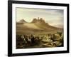 The Acropolis, Athens, Greece, View from East, 1852-Edward Lear-Framed Giclee Print