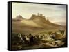 The Acropolis, Athens, Greece, View from East, 1852-Edward Lear-Framed Stretched Canvas