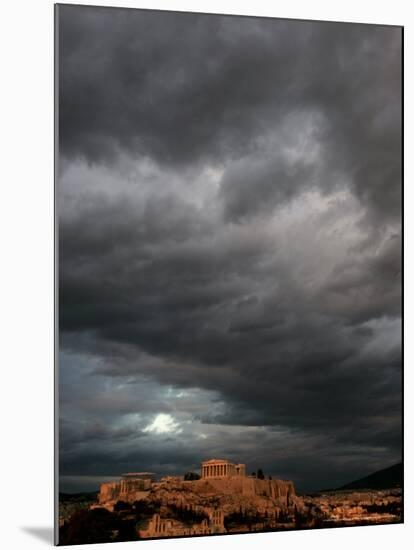 The Acropolis, Athens, Greece-Petros Giannakouris-Mounted Photographic Print
