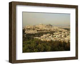 The Acropolis from the Hill of Pnyx, Athens, Greece, Europe-Lee Frost-Framed Photographic Print