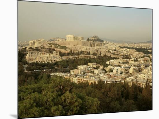 The Acropolis from the Hill of Pnyx, Athens, Greece, Europe-Lee Frost-Mounted Photographic Print