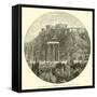 The Acropolis, Gate of Hadrian, and Ruins of Temple of Jupiter-null-Framed Stretched Canvas