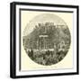 The Acropolis, Gate of Hadrian, and Ruins of Temple of Jupiter-null-Framed Premium Giclee Print