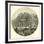 The Acropolis, Gate of Hadrian, and Ruins of Temple of Jupiter-null-Framed Giclee Print